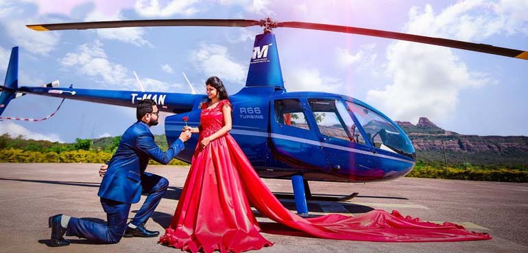 Wedding Helicopter Service in Sikkim
